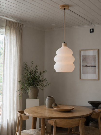 HoneyLamp | Bølge - Snøhvit